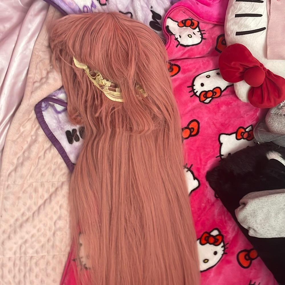 Pink wig💕